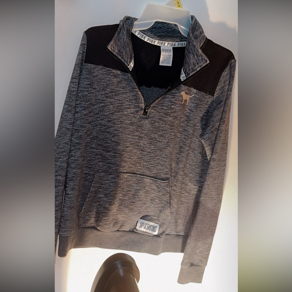 Victoria's Secret Pink Black and Gray Jacket